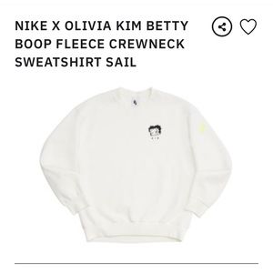 Nike X Olivia Kim Betty Boop Fleece Crewneck